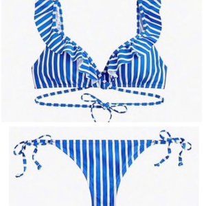 J. Crew Ruffle Wrap Bikini